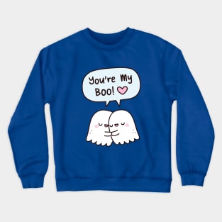 Cute Hugging Ghosts You're My Boo BFF Crewneck Sweatshirt